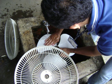 limpieza de rejillas del ventilador